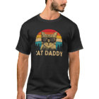 Cat Daddy Retro Vintage Funny Daddy Father's Day G