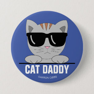 CAT DADDY Sunglasses Cat button