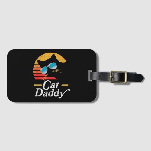 Cat Daddy Vintage 80s Luggage Tag