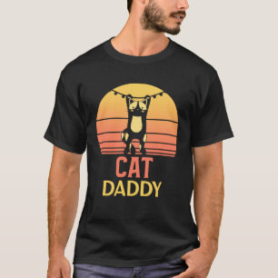 Cat Daddy Vintage 80s Style Ca Mens Retro Distress T-Shirt