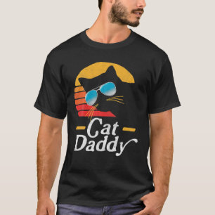 Cat Daddy Vintage 80S Style Retro Sunglasses Distr T-Shirt