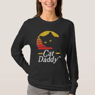 Cat Daddy Vintage Eighties Cat Retro Distressed T-Shirt