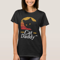 Cat Daddy Vintage Eighties Style Cat Retro Distres