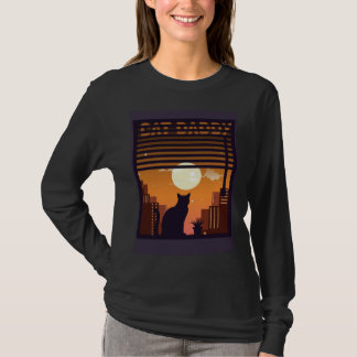 Cat Daddy Vintage Eighties Style Cat Retro Distres T-Shirt