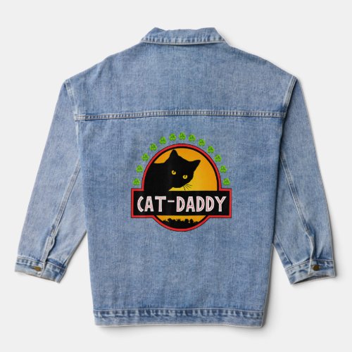 Cat Daddy Vintage St Pactricks Day  Denim Jacket