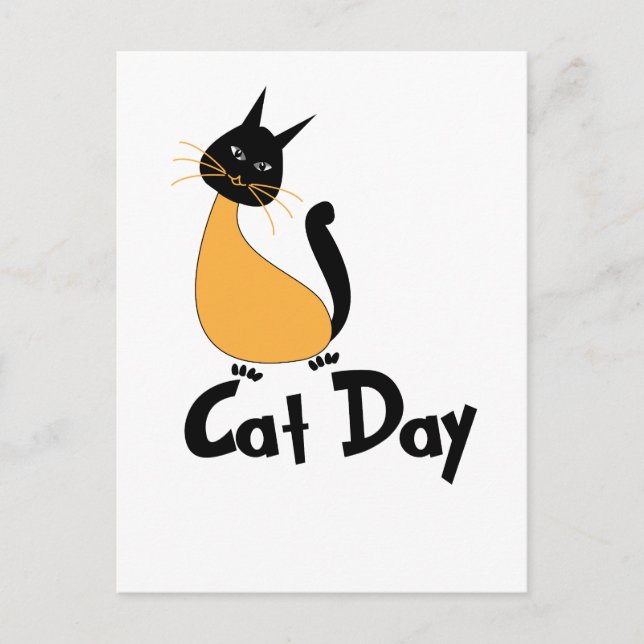 Cat Day  Postcard (Front)
