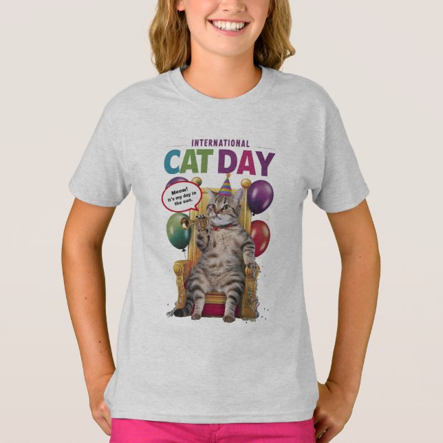 CAT DAY SPATIAL T-Shirt (Front)