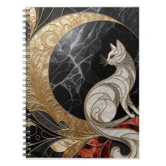 Cat Deco Journal Notebook