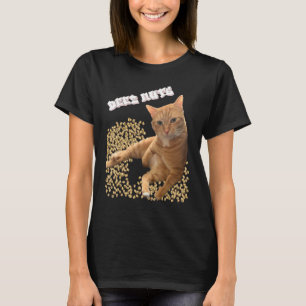 Cat Deez Nuts Joke with Pistachios T-Shirt