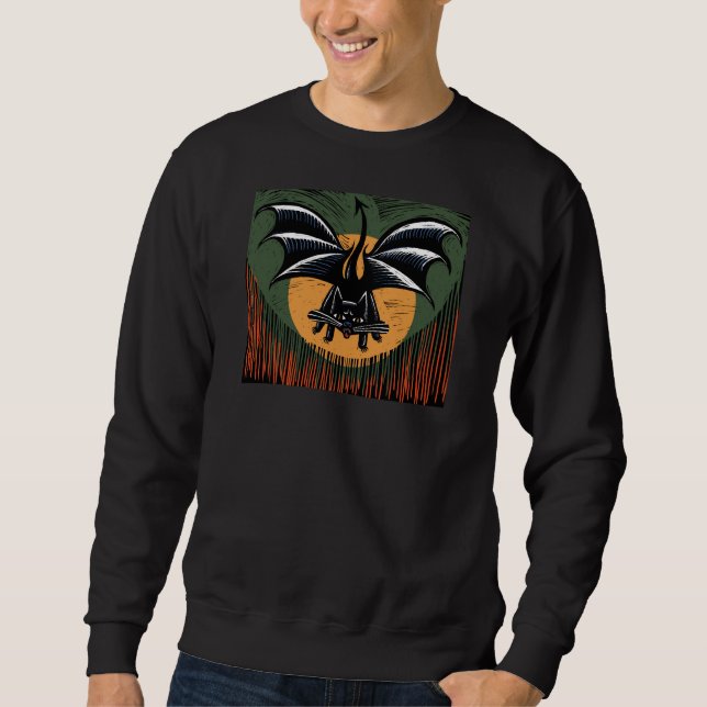 Cat-Demon Pounce Sweatshirt (Front)