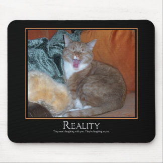 Cat Demotivator Mouse Pad