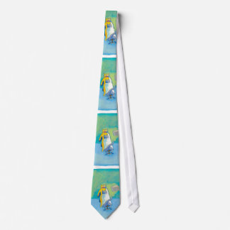Cat Dentist fun unique whimsical illustration art Tie