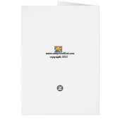 cat design blank card In It Together (Back)