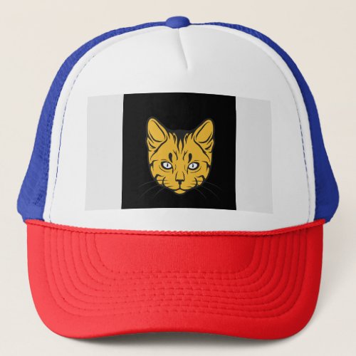 Cat design cap