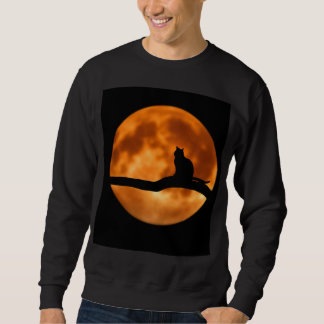 Cat Design Cotton Sweat Shirt 