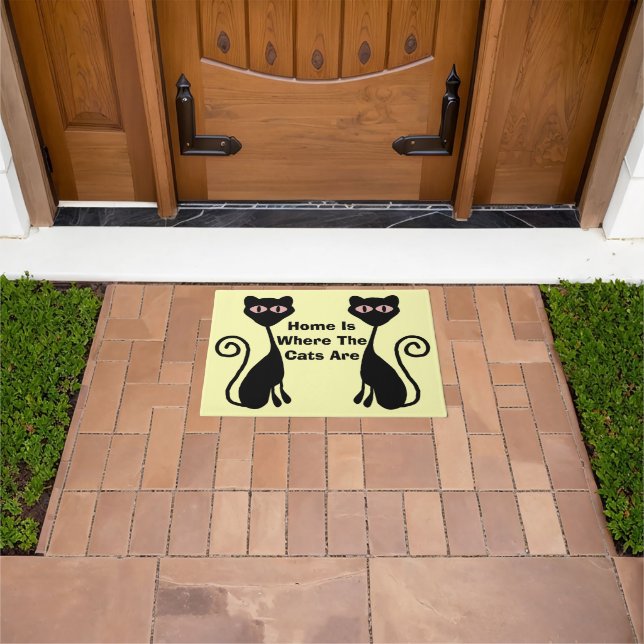 Cat Design Doormat (Outdoor)