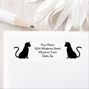 Cat Design Label