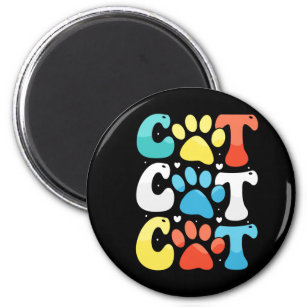 cat design magnet