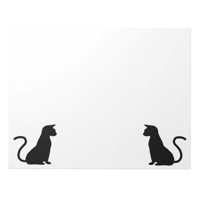 Cat Design Notepad (Front)