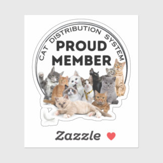 Cat Distribution System Sticker