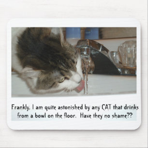Cat diva mousepad