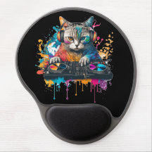 Cat DJ Gel Mousepad