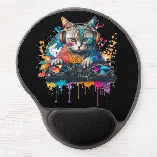 Cat DJ Gel Mousepad