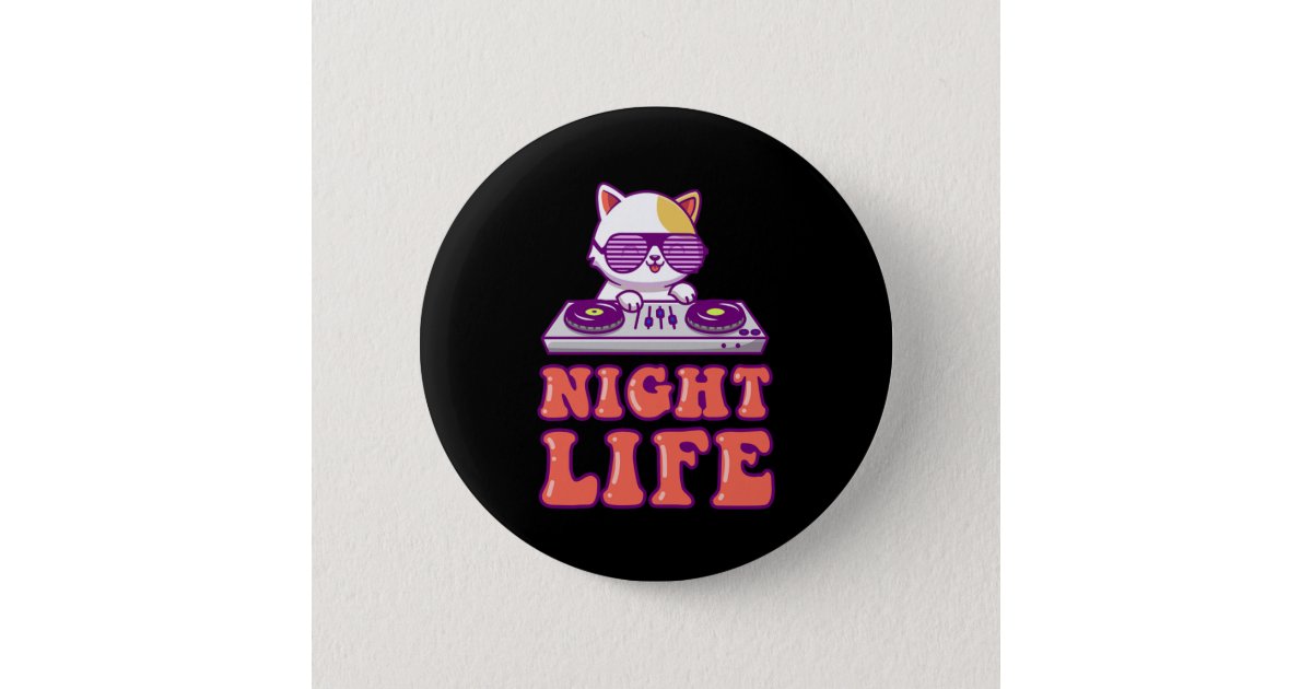 Cat DJ Music Kitten Rave Disco Kitty Animal Pet Gift Digital Art