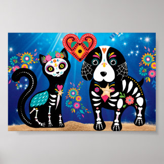 Cat/Dog/Death Poster of Marriage after death...