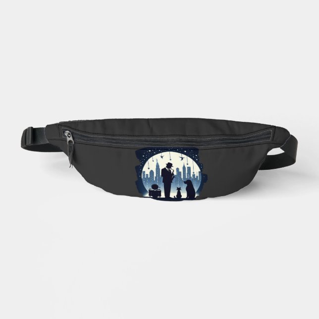 Cat, dog, Jazz  Fanny Pack (Front)