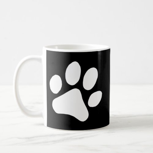 Cat Dog Paw Paw Print Coffee Mug