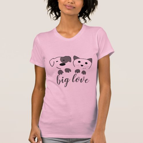 cat  dog T_Shirt