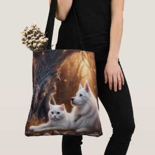 Cat & Dog Tote Bag