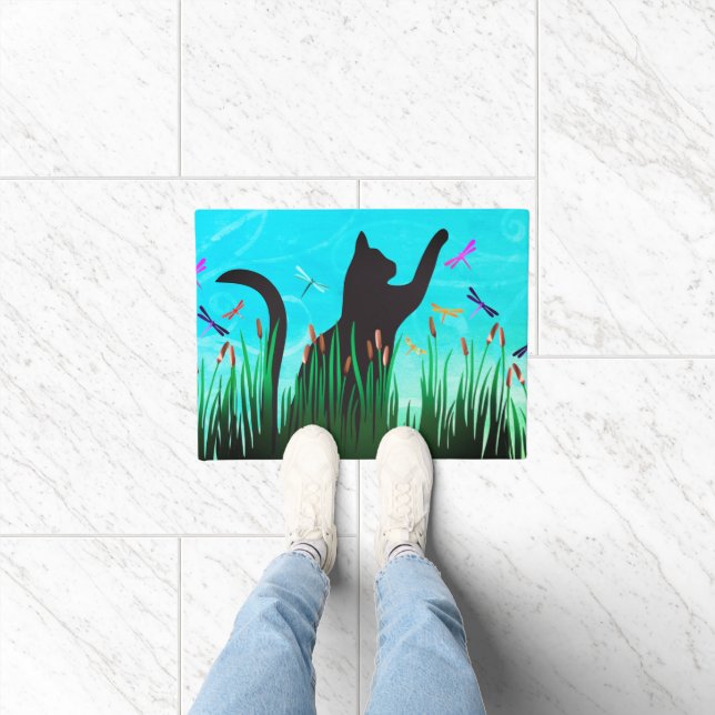 Cat & Dragons  Doormat (Indoor)