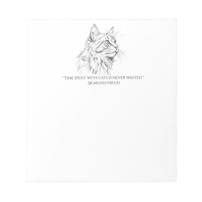 Cat drawing  notepad (Front)