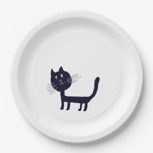 Cat Drawing Paper Plates