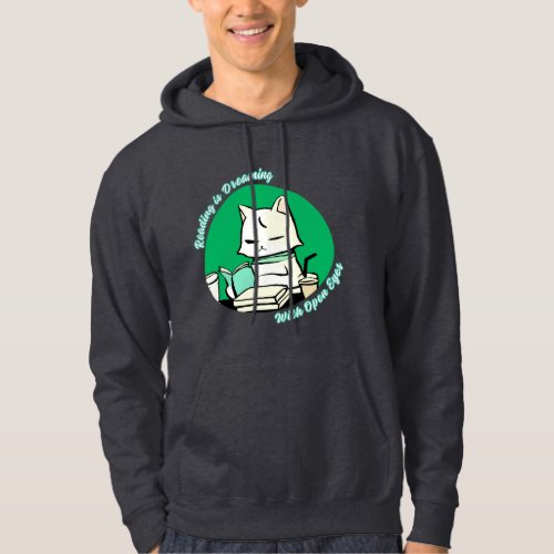 Cat Drinking Coffee Funny Work From Home Meme Hoodie