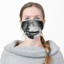 Cat Drinking Milk From Jug Adult Cloth Face Mask