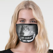 Cat Drinking Milk From Jug Face Mask (Worn Her)