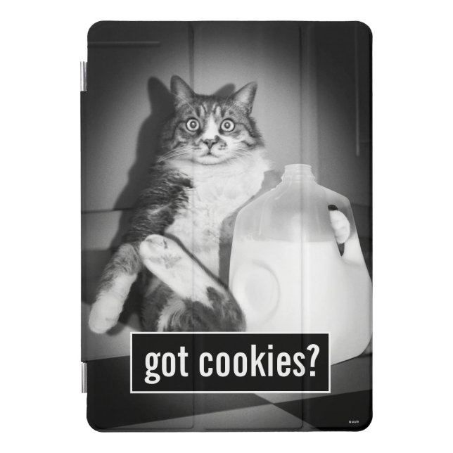 Cat Drinking Milk From Jug iPad Pro Cover (Front)
