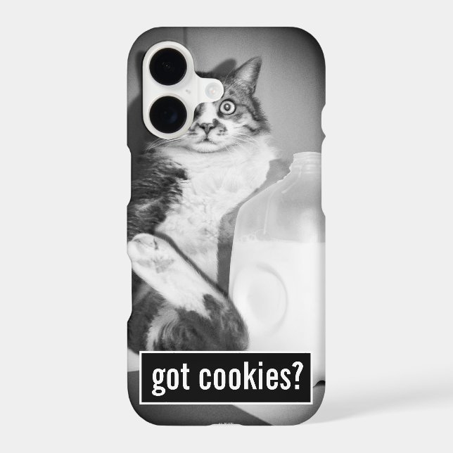 Cat Drinking Milk From Jug Iphone Case (Back)