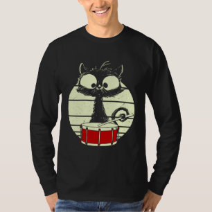 Cat Drums Drummer Cat T-Shirt