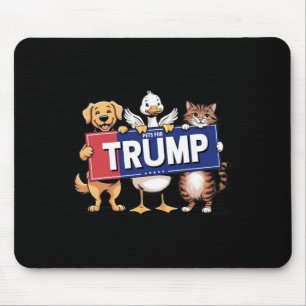 Cat Duck Dog Pets For Trump Mouse Pad