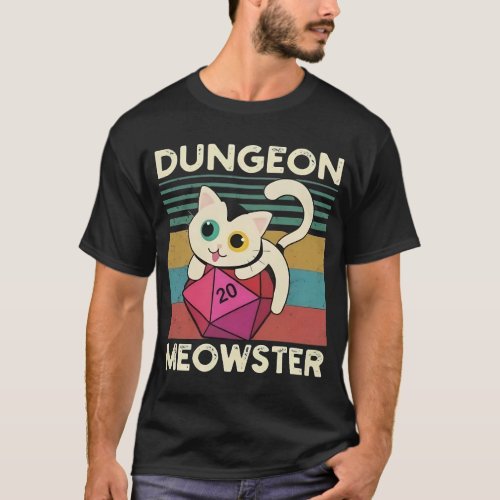Cat Dungeon Meowster Vintage T_Shirt
