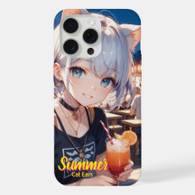 Cat Ears Summer Girl iPhone / iPad Case