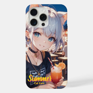 Cat Ears Summer Girl iPhone / iPad Case