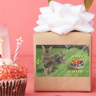 Cat Easter Bunnies Sticker 🐰😸