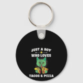 Pizza hot sale boy keychain