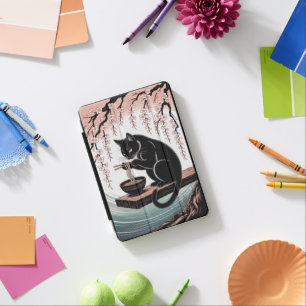 Cat Eating Ramen iPad Case