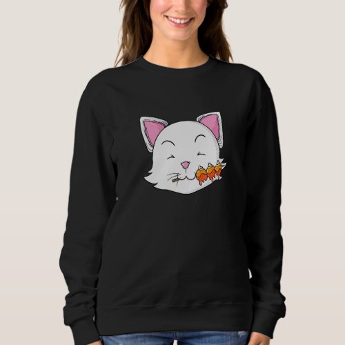 Cat Eats Dango Rice Dumplings Sweatshirt